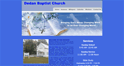 Desktop Screenshot of dedanbaptistchurch.net